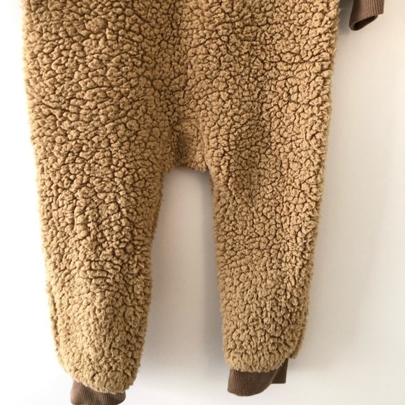 7 For All Mankind Baby Brown Sherpa Jumpsuit 24M - Picture 9 of 9